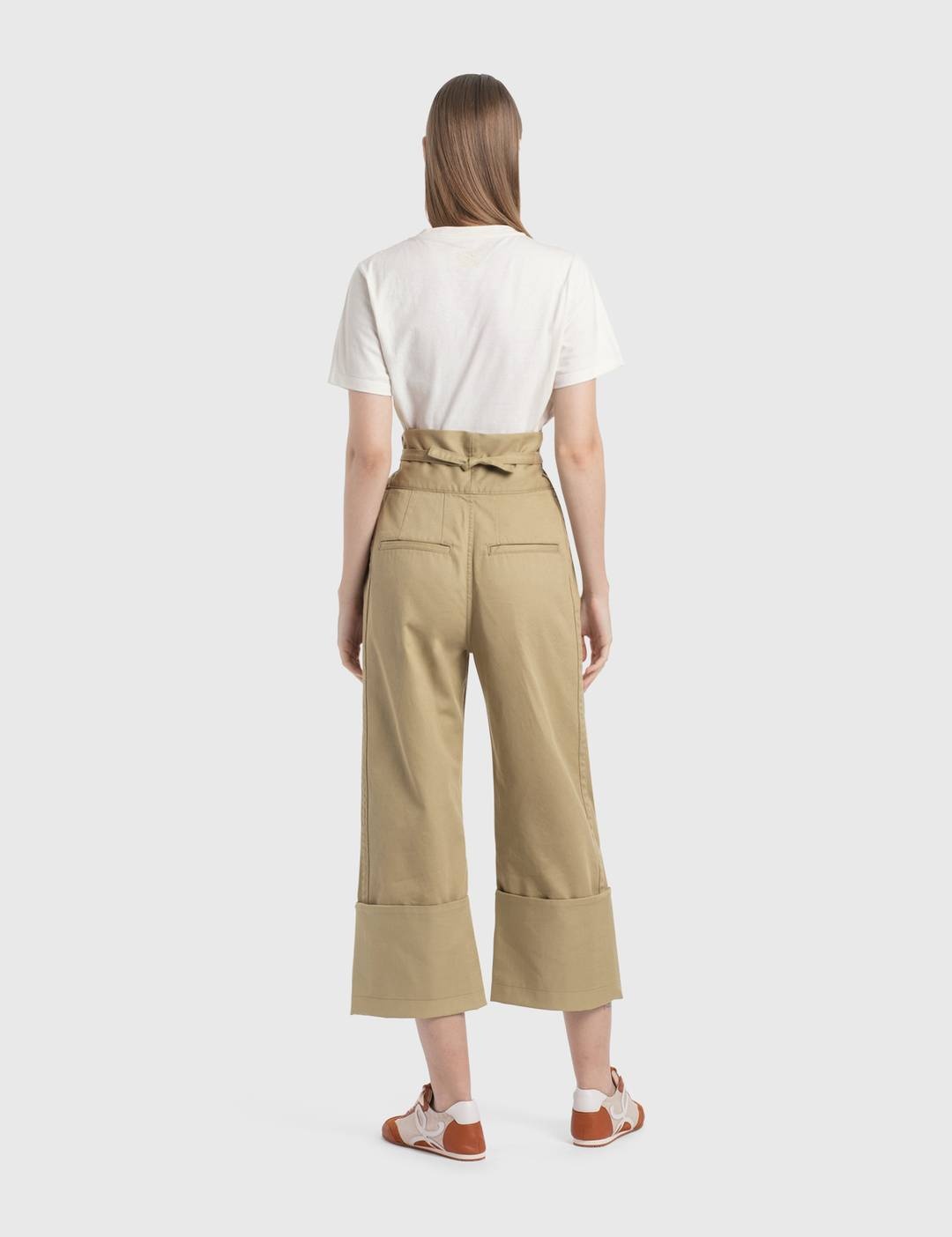 Oversize Turn Up Trousers - 2