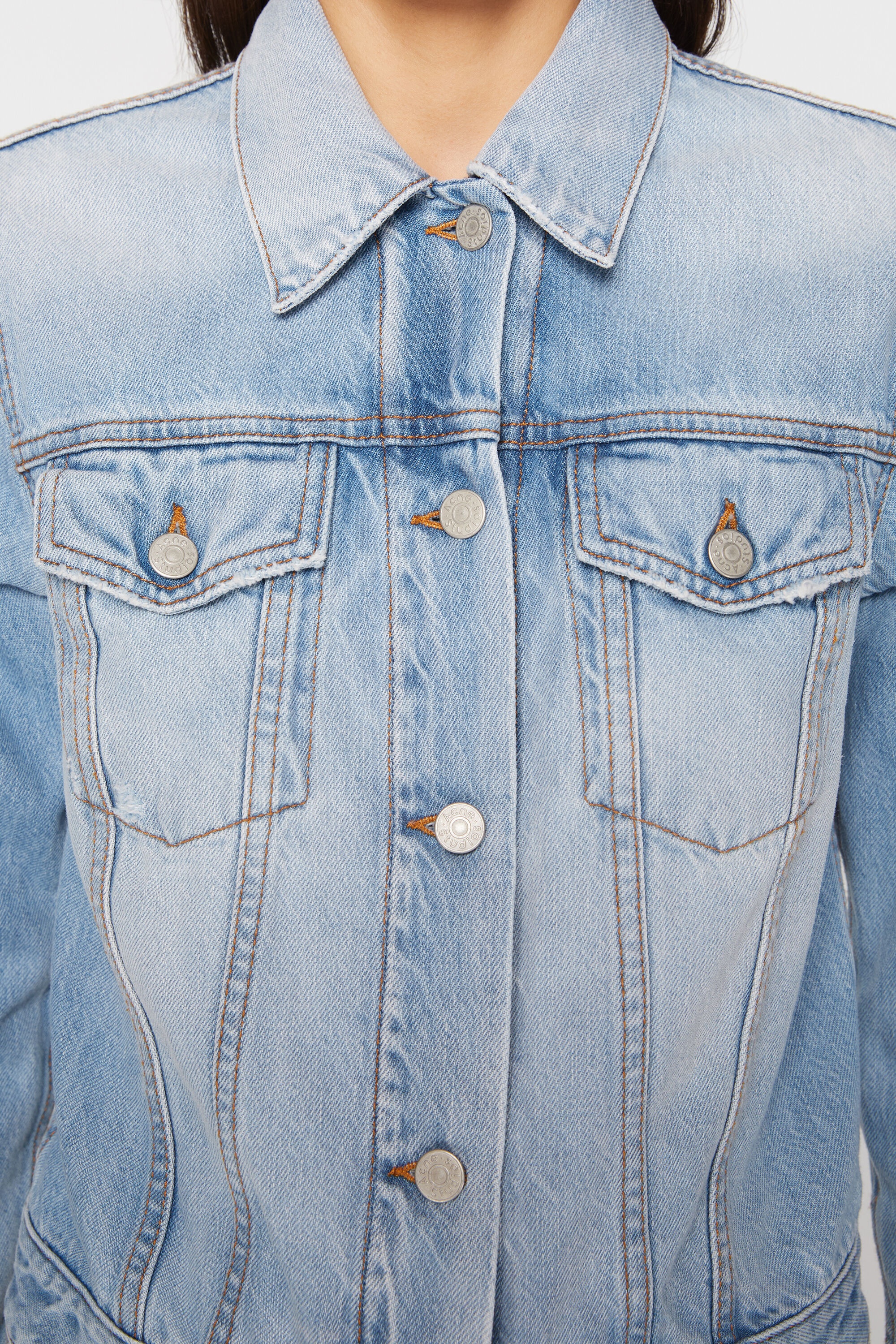 Denim jacket - Fitted fit - Light blue - 5