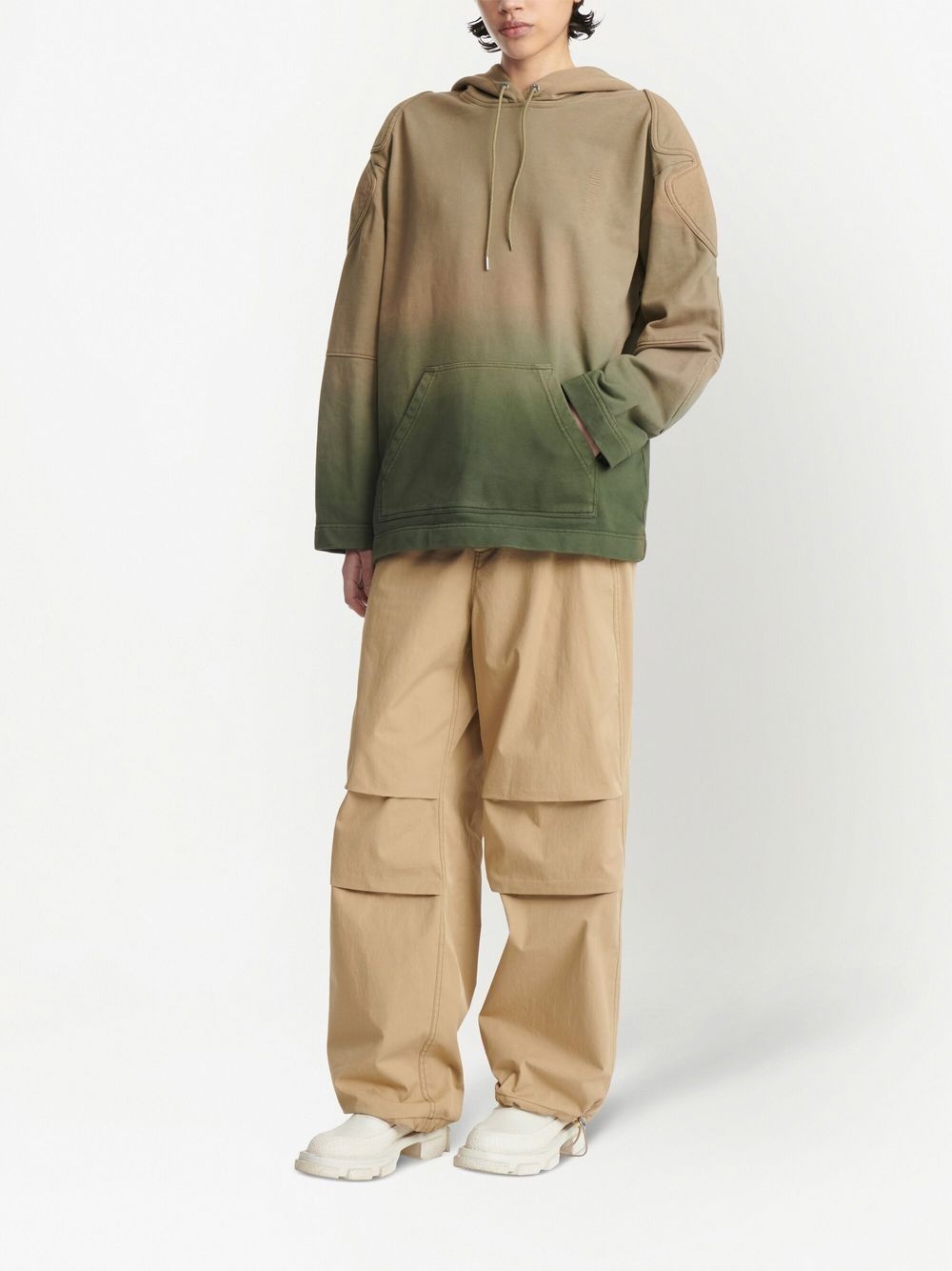 Sunfade ombré padded hoodie - 2