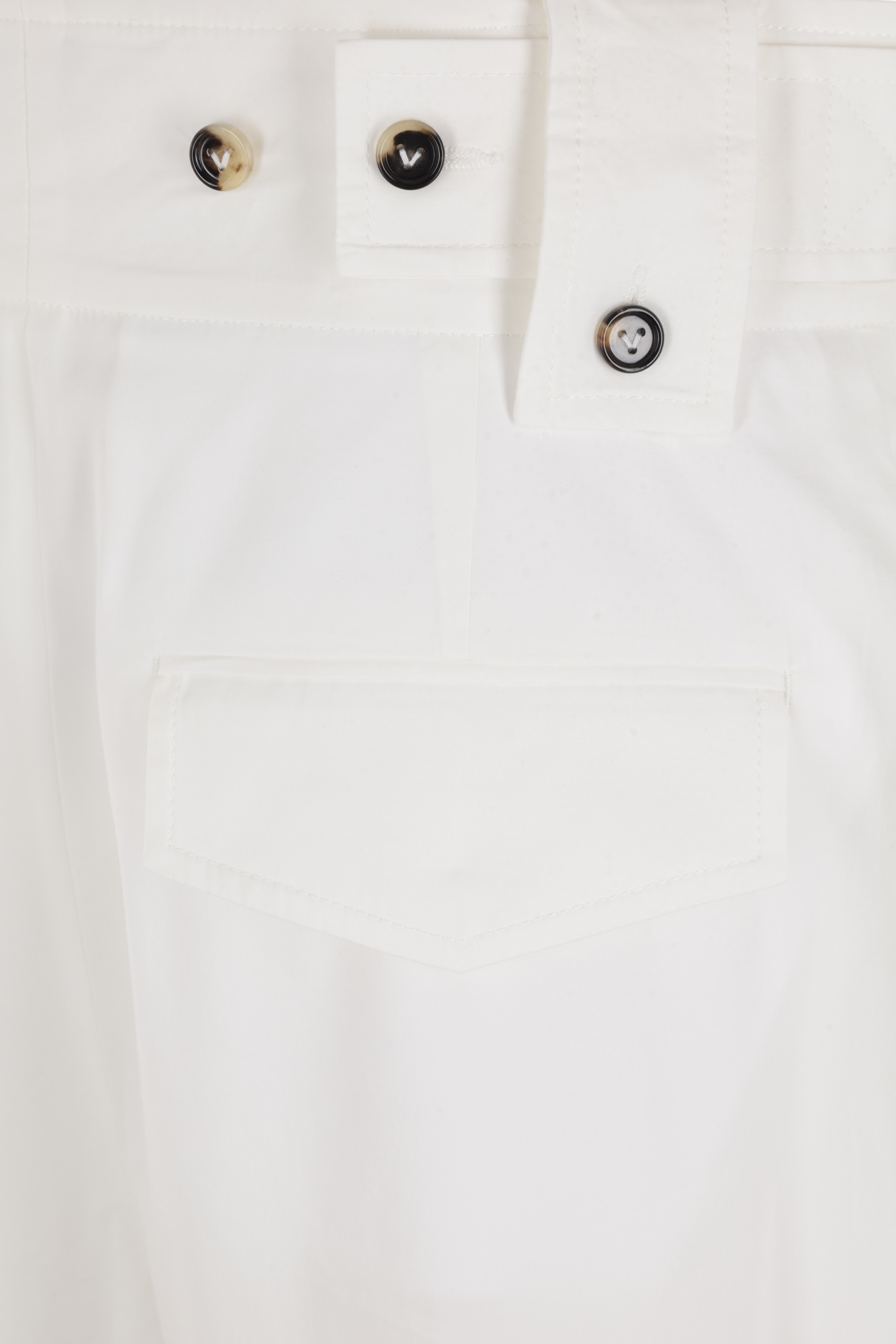 パンツ BOTTEGA VENETA COTTON BLEND WIDE LEG PANTS WITH INSIGNAS Bottega Veneta COTTON BLEND WIDE LEG PANTS WITH INSIGNAS