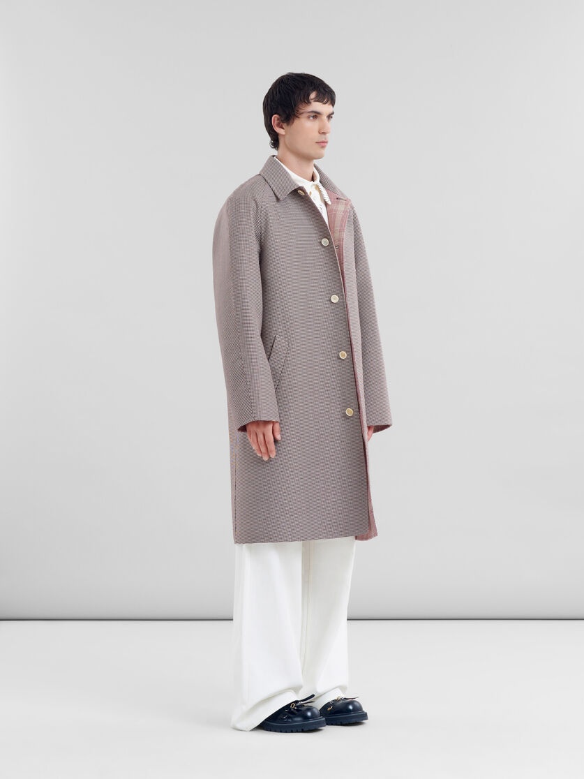 WHITE DRILL TROUSERS WITH MARNI MENDING - 5
