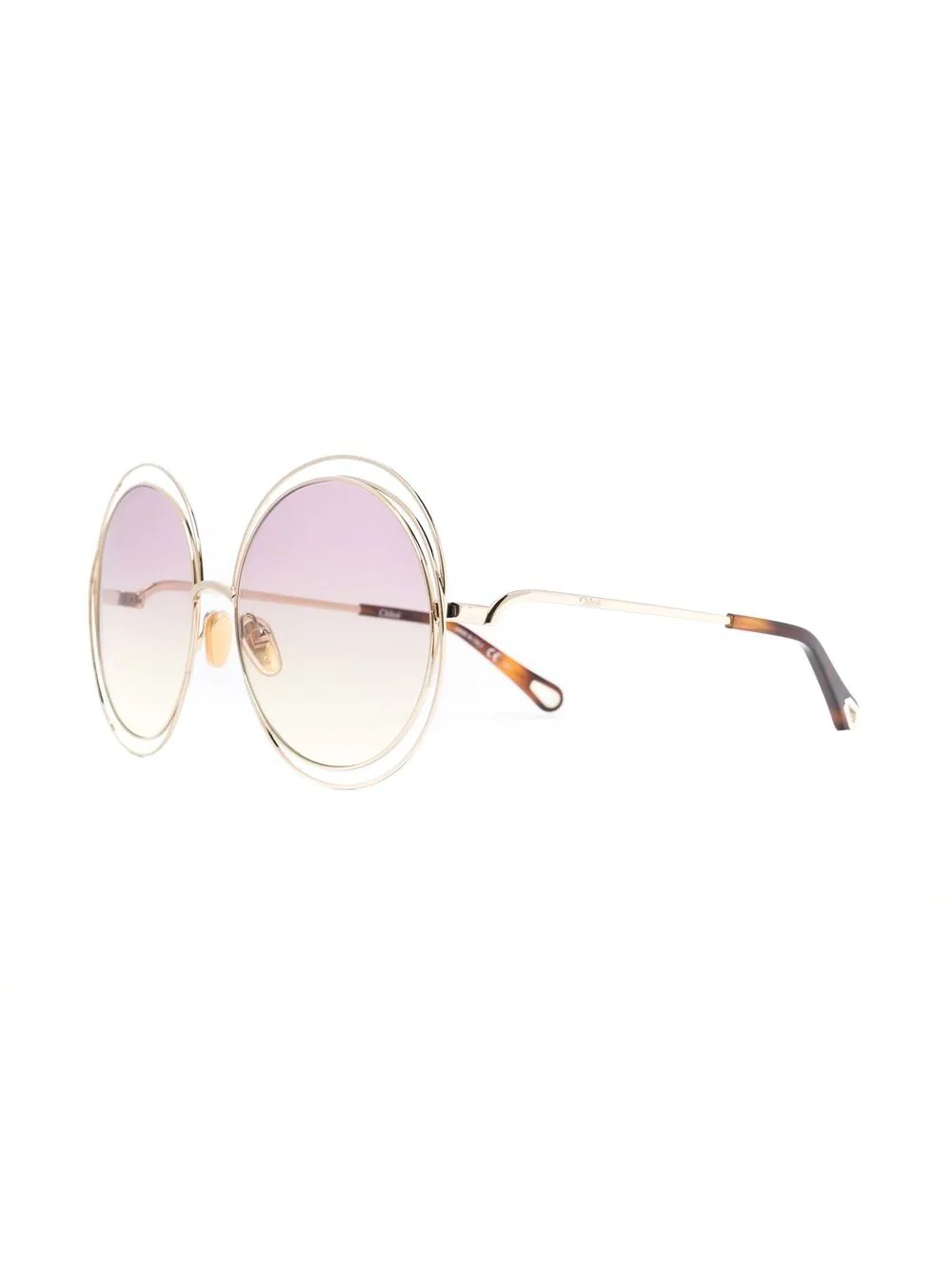 oversized round sunglasses - 2