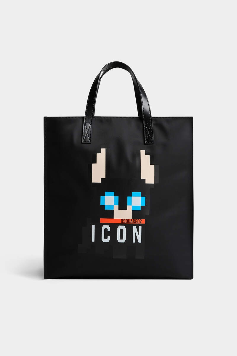 本店激安 DSQUARED2 ICON SPLASH SHOPPING BAG | earthlyjuicecart.com