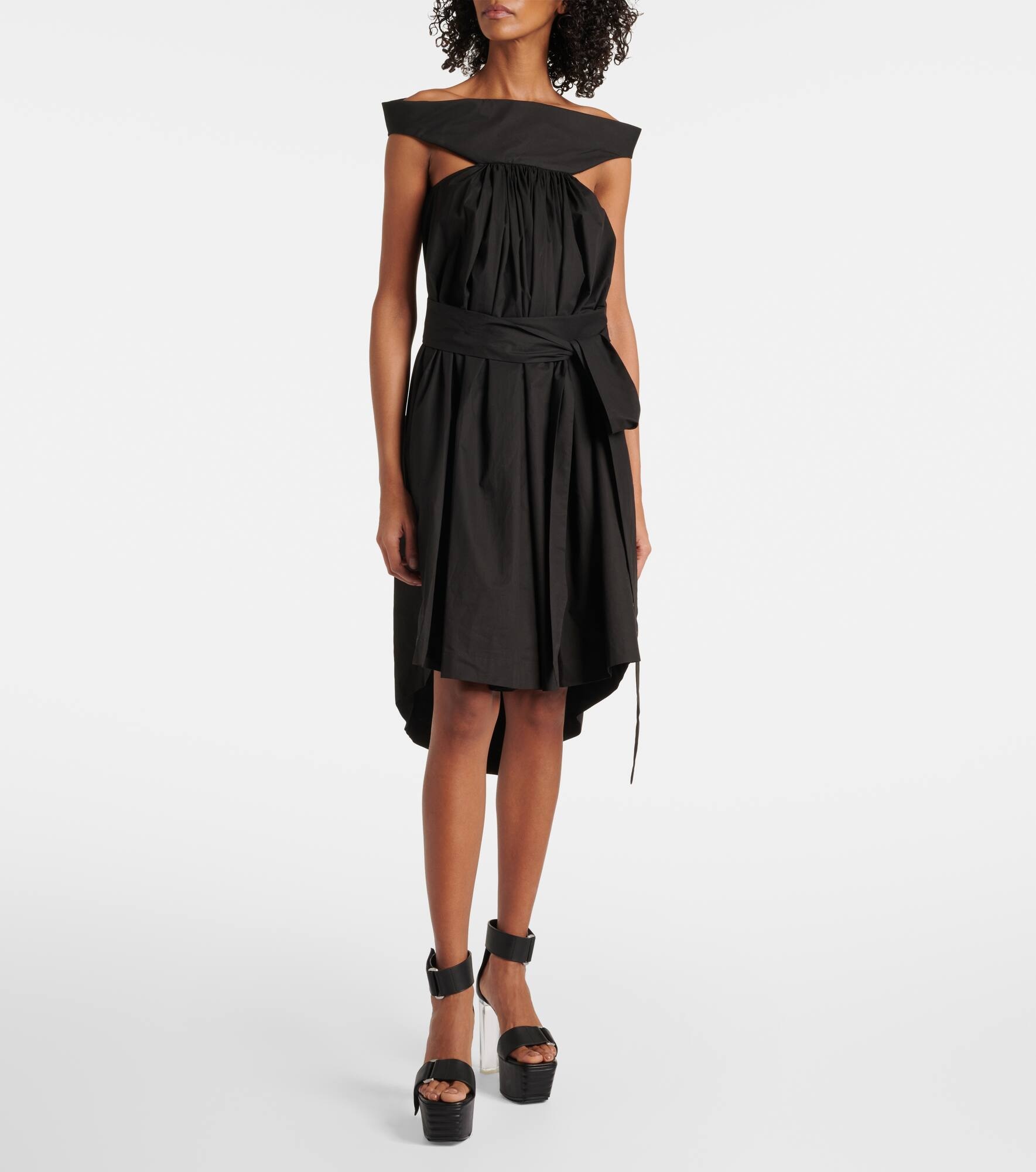 Chalice cutout cotton minidress - 7