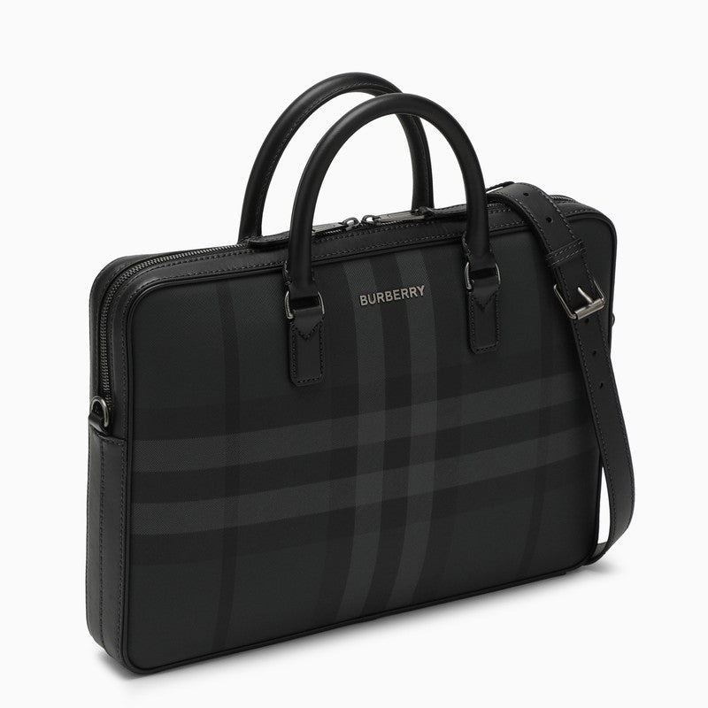Burberry Ainsworth Slim Charcoal Grey Briefcase Men - 2