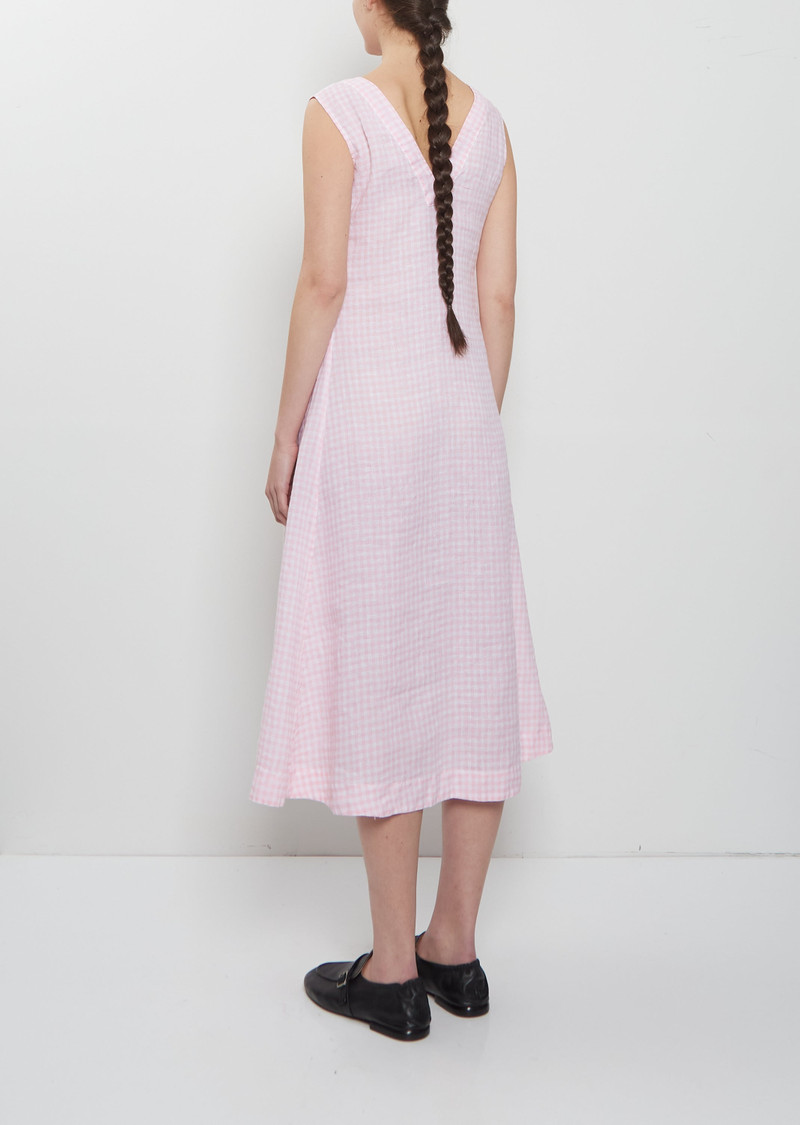 Bergfabel Amy Linen Check Dress outlook