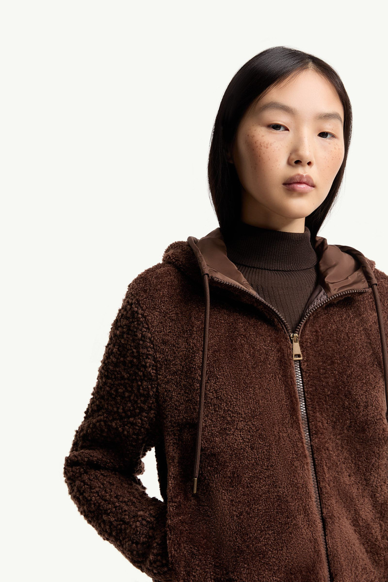 Bouclé & Teddy Zip-Up Hoodie 6