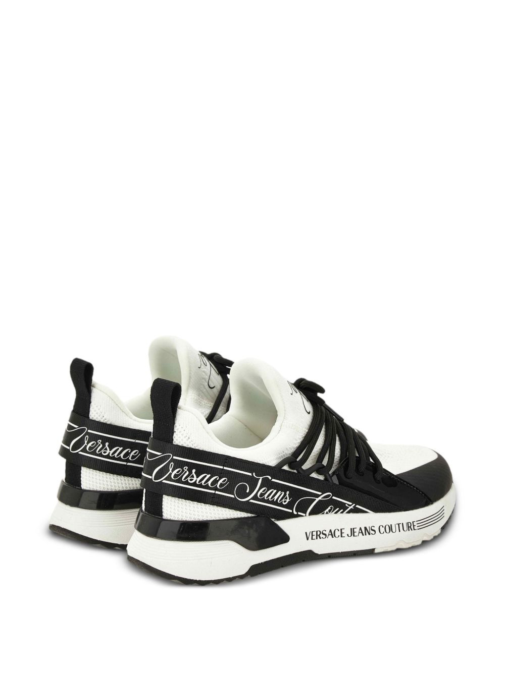 lace-up logo trainers - 3