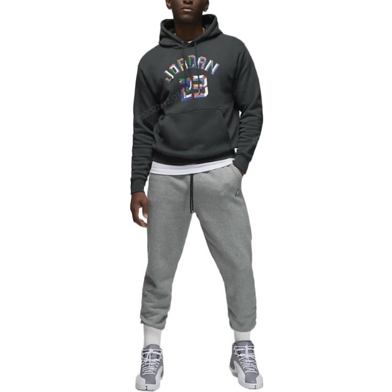 Jordan Air Jordan Zone 23 Hoodie 'Black' DX4256-045 outlook