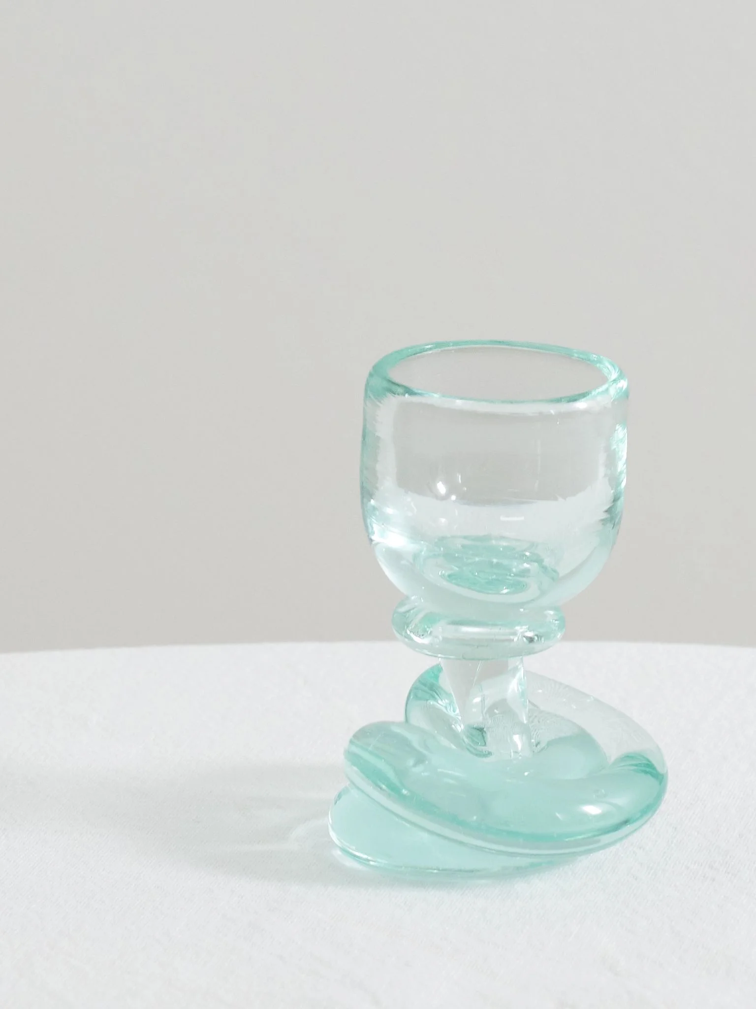 Recycled-glass egg cup Clear - 1