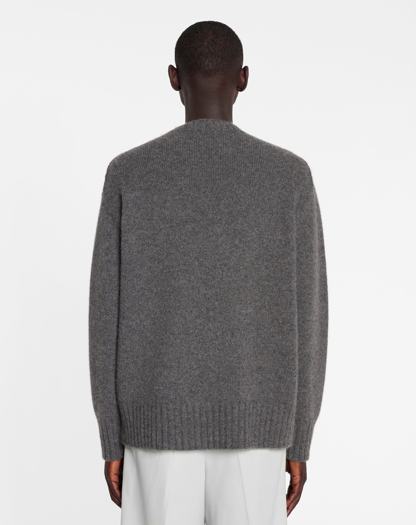 CREWNECK JUMPER IN CASHMERE - 4