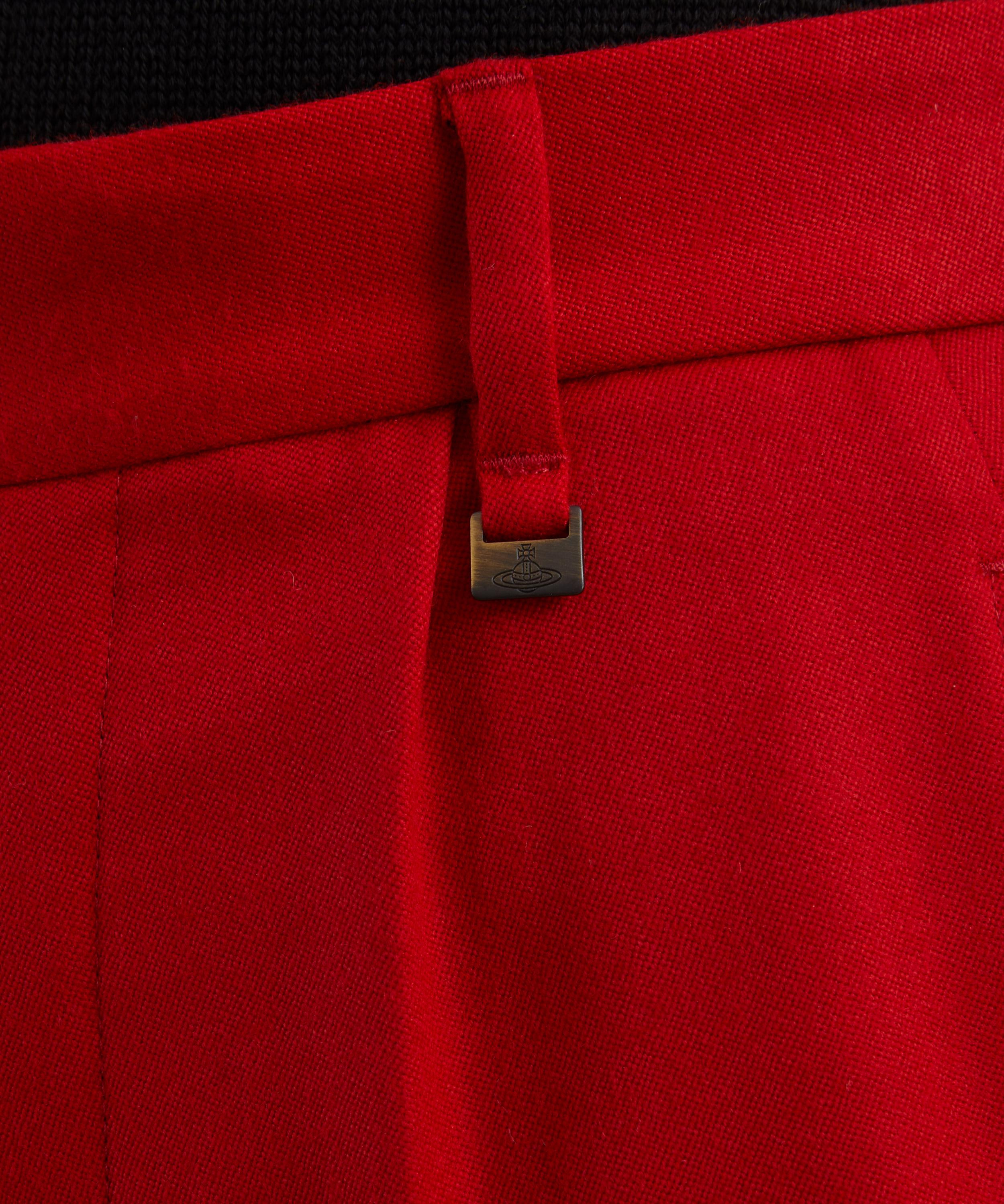 Ray Red Wool Trousers - 5