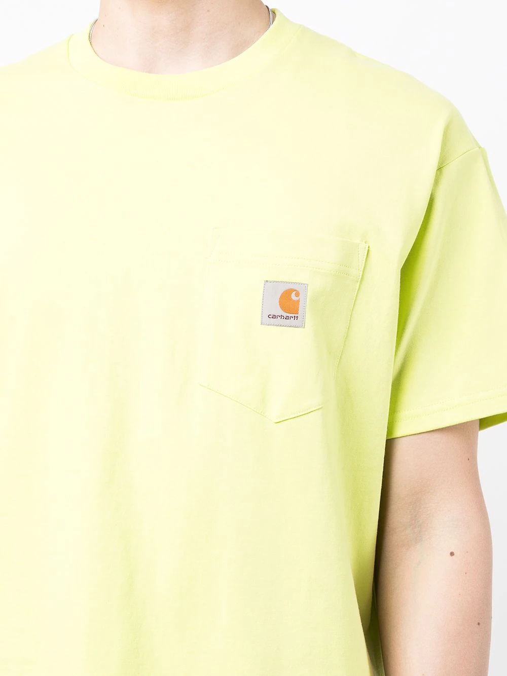 logo patch pocket T-shirt - 5