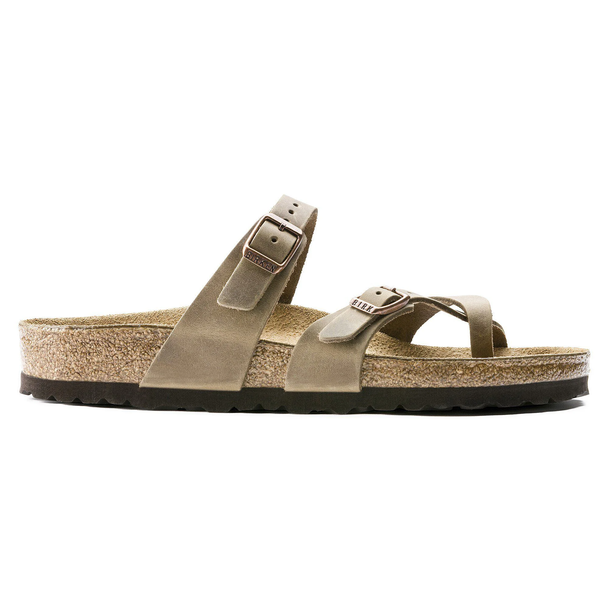 (WMNS) Birkenstock Mayari 시리즈 Cowhide 캐주얼 브라운 버전 1011433 - 1