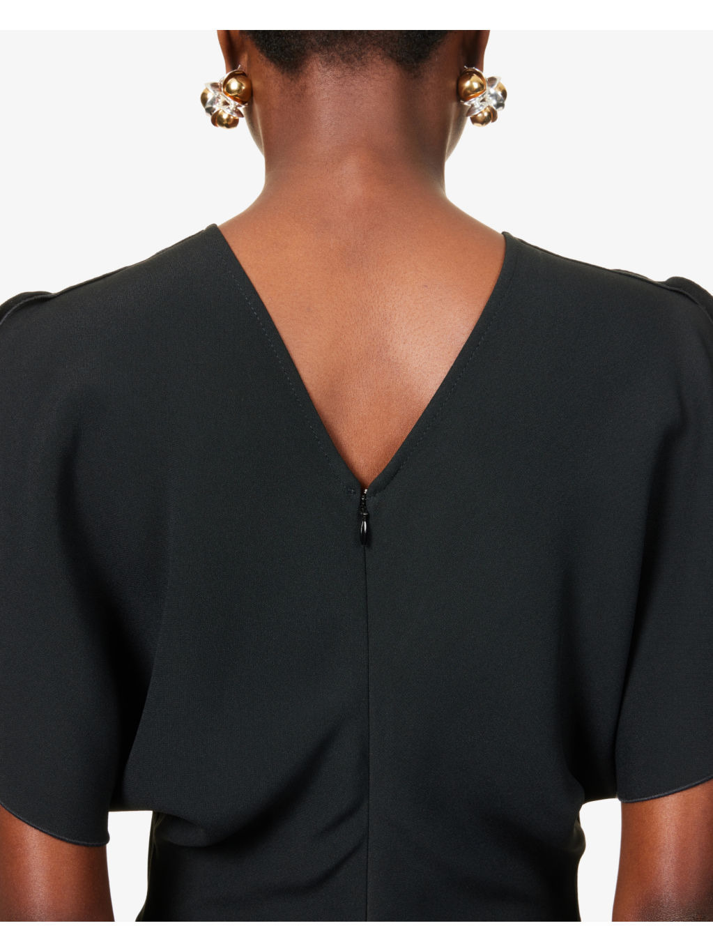 Slim-fit ruched stretch-woven maxi dress - 5