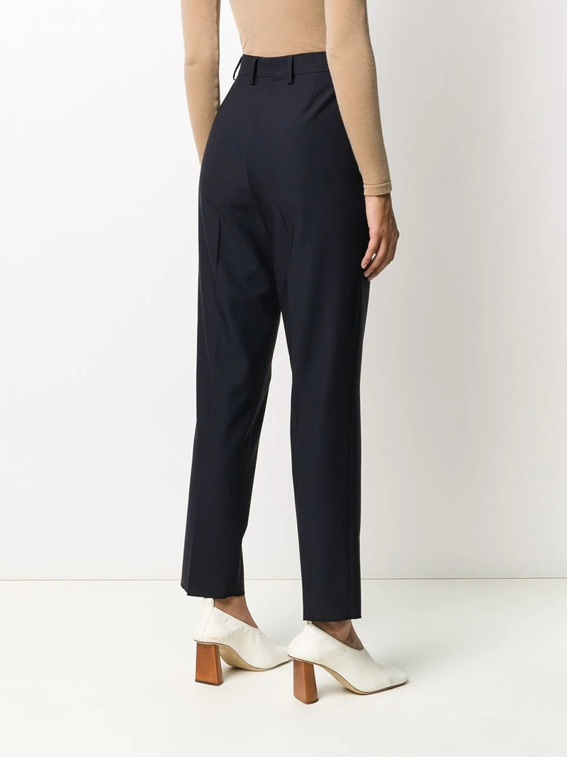 Gancini-plaque straight-leg trousers 4