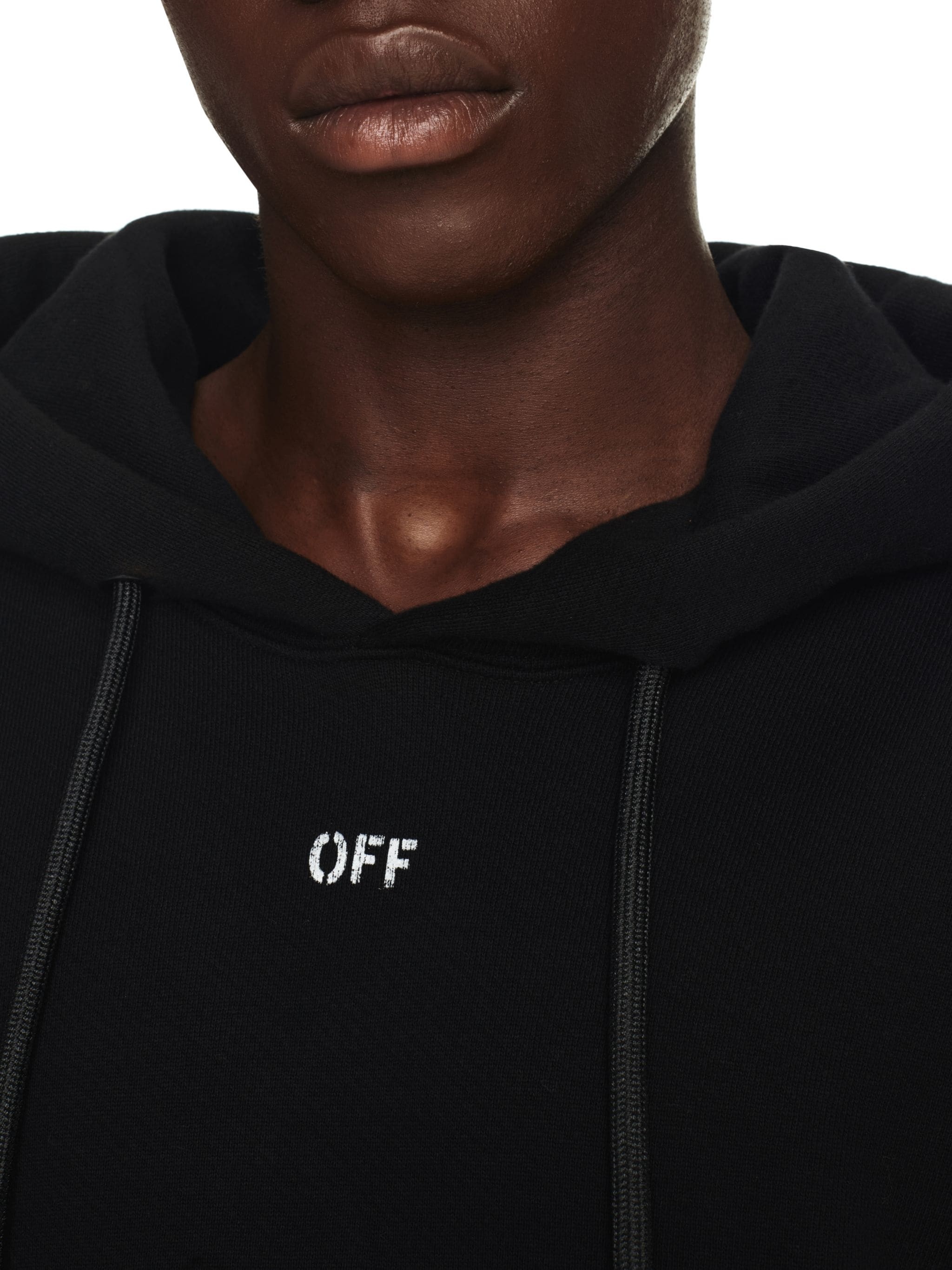 【関税込み】off-white Off stamp' hoodie Off-White Off Stamp Cotton Hoodie | Black | FARFETCH