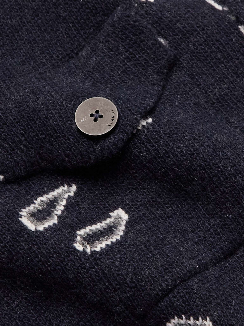 Jacquard-Knit Wool and Cashmere-Blend Overshirt 3