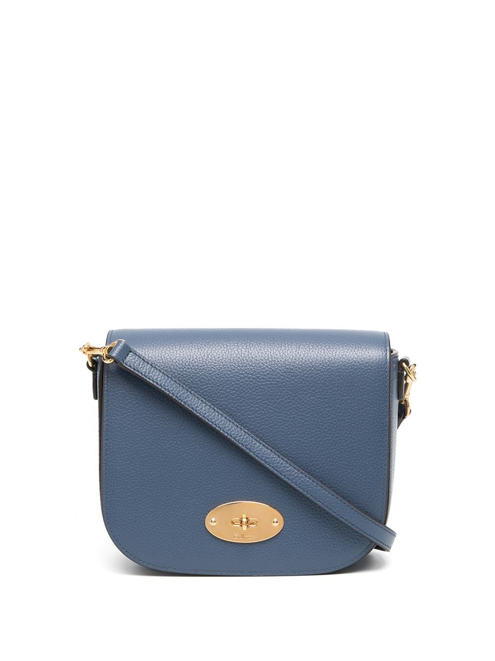 textured leather crossbody bag - 1