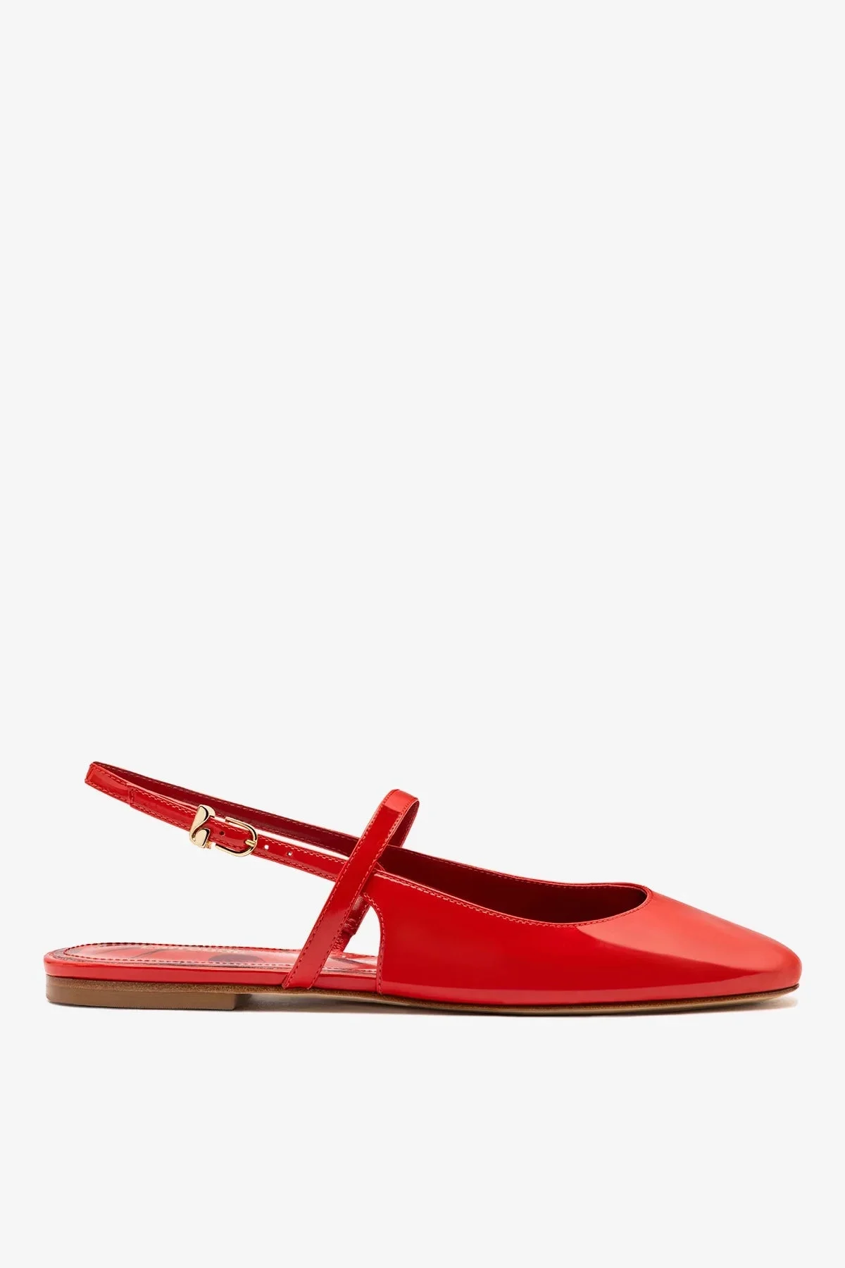 Georgina Ballet Flat Scarlet Patent Leather - 1