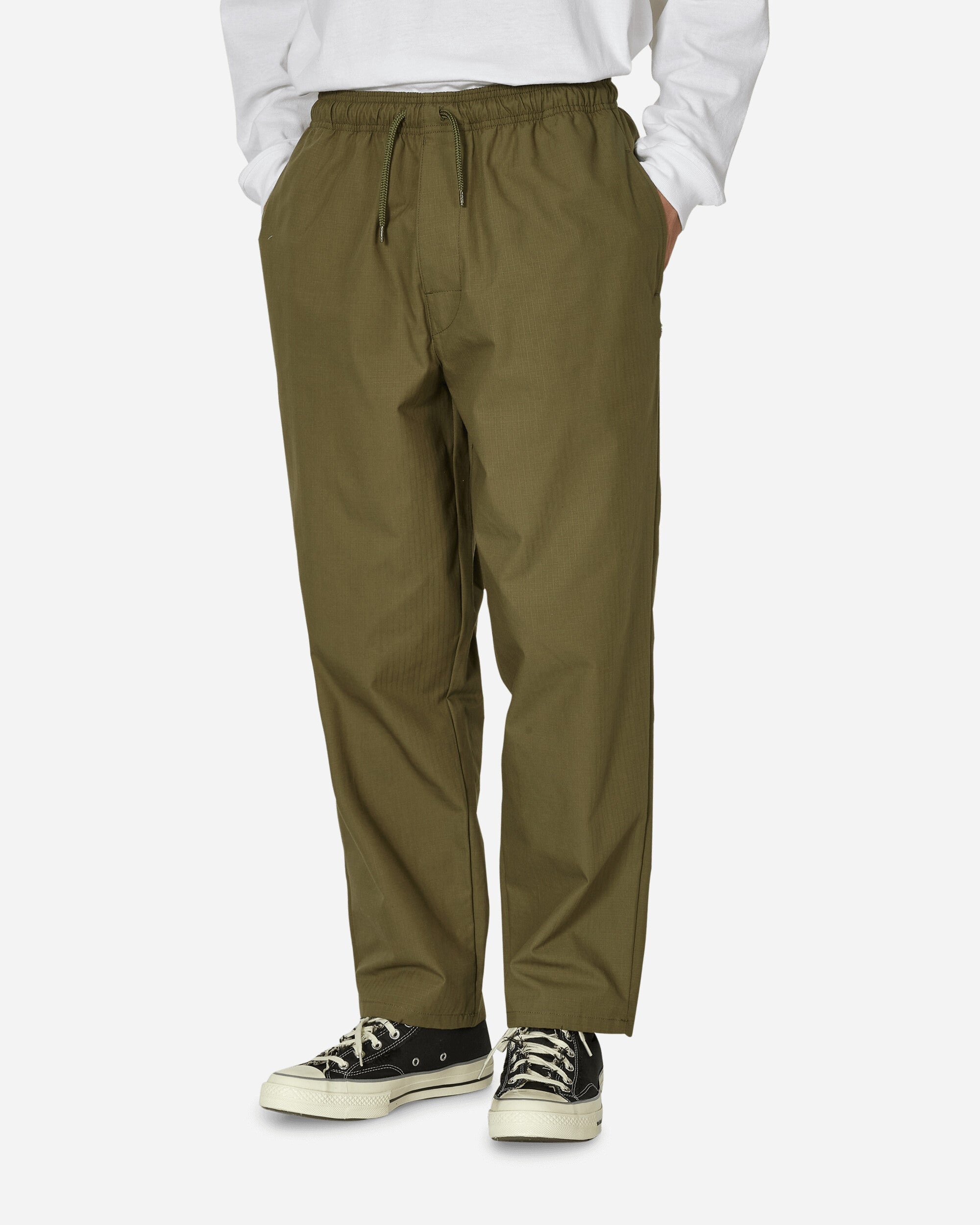 WTAPS SDDT2001 Cotton Ripstop Trousers Olive Drab | slamjam | REVERSIBLE