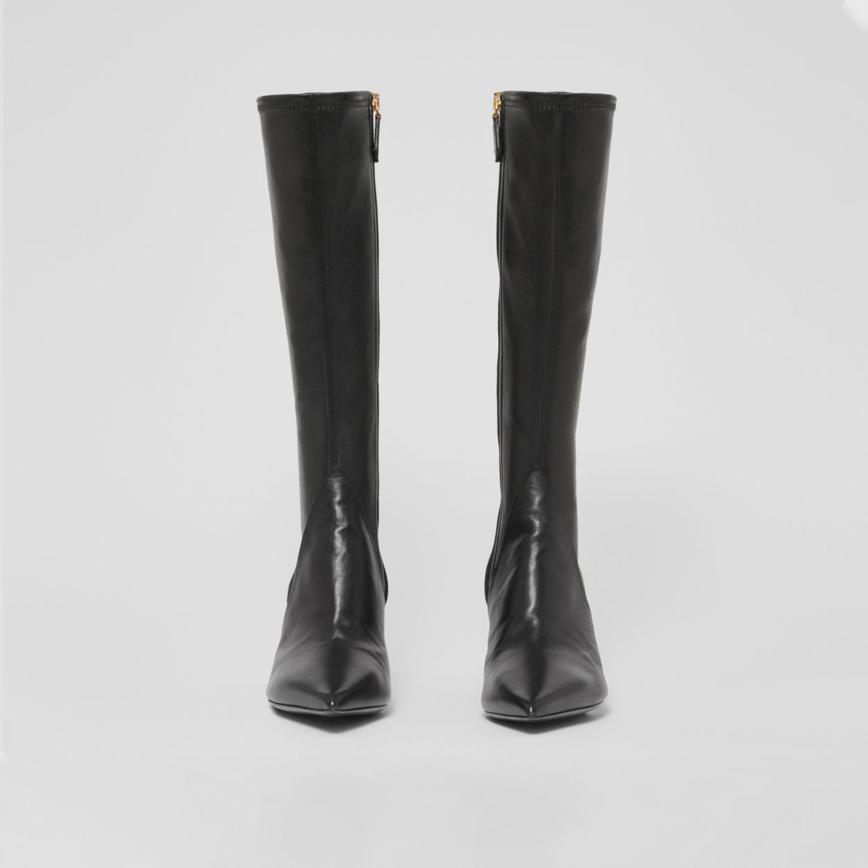 Panelled Lambskin Knee-high Boots - 5