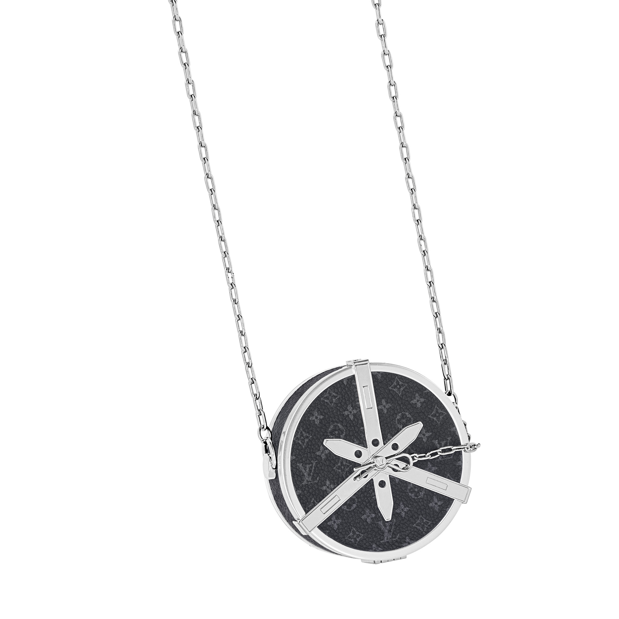 Monogram Wheel Box Pouch - 3