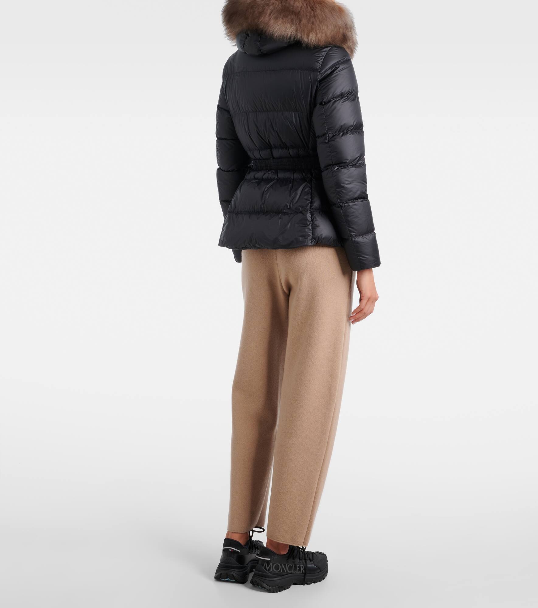 Boed shearling-trimmed down jacket - 3