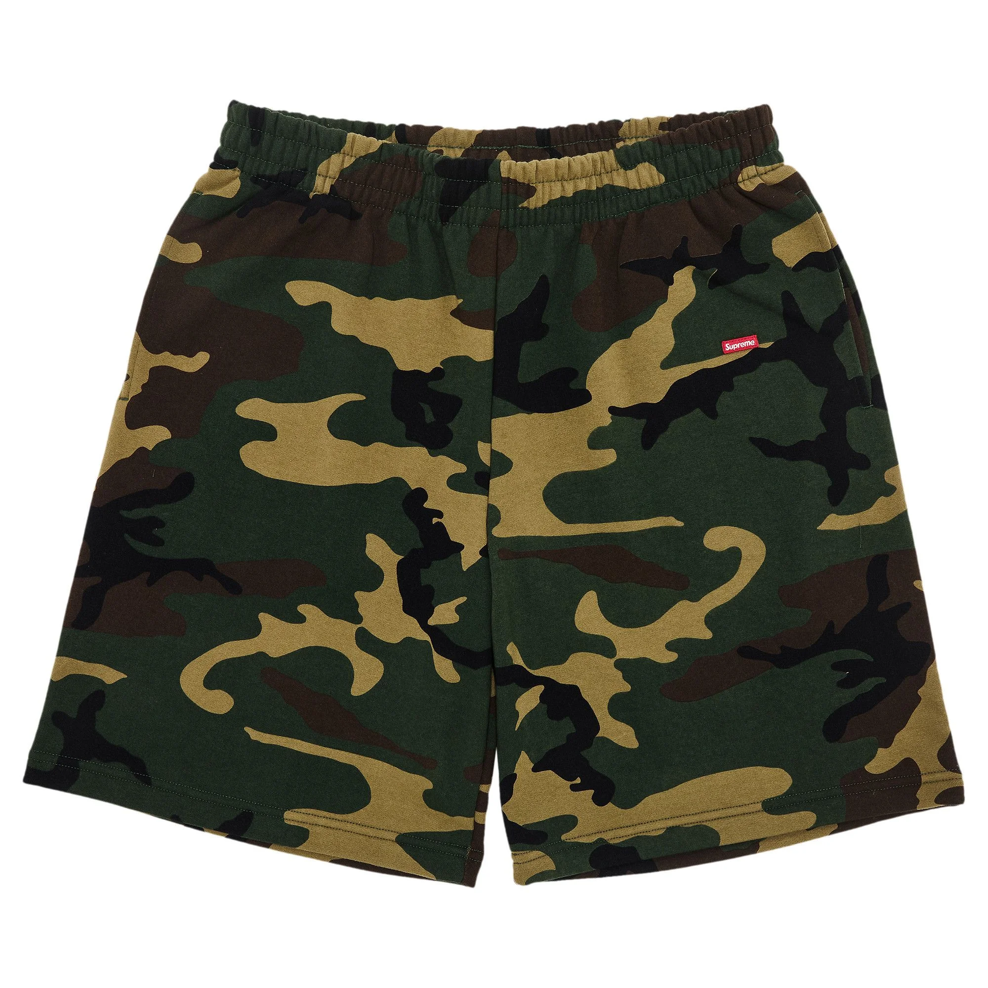 Supreme Small Box Sweatshort 'Woodland Camo' - 1