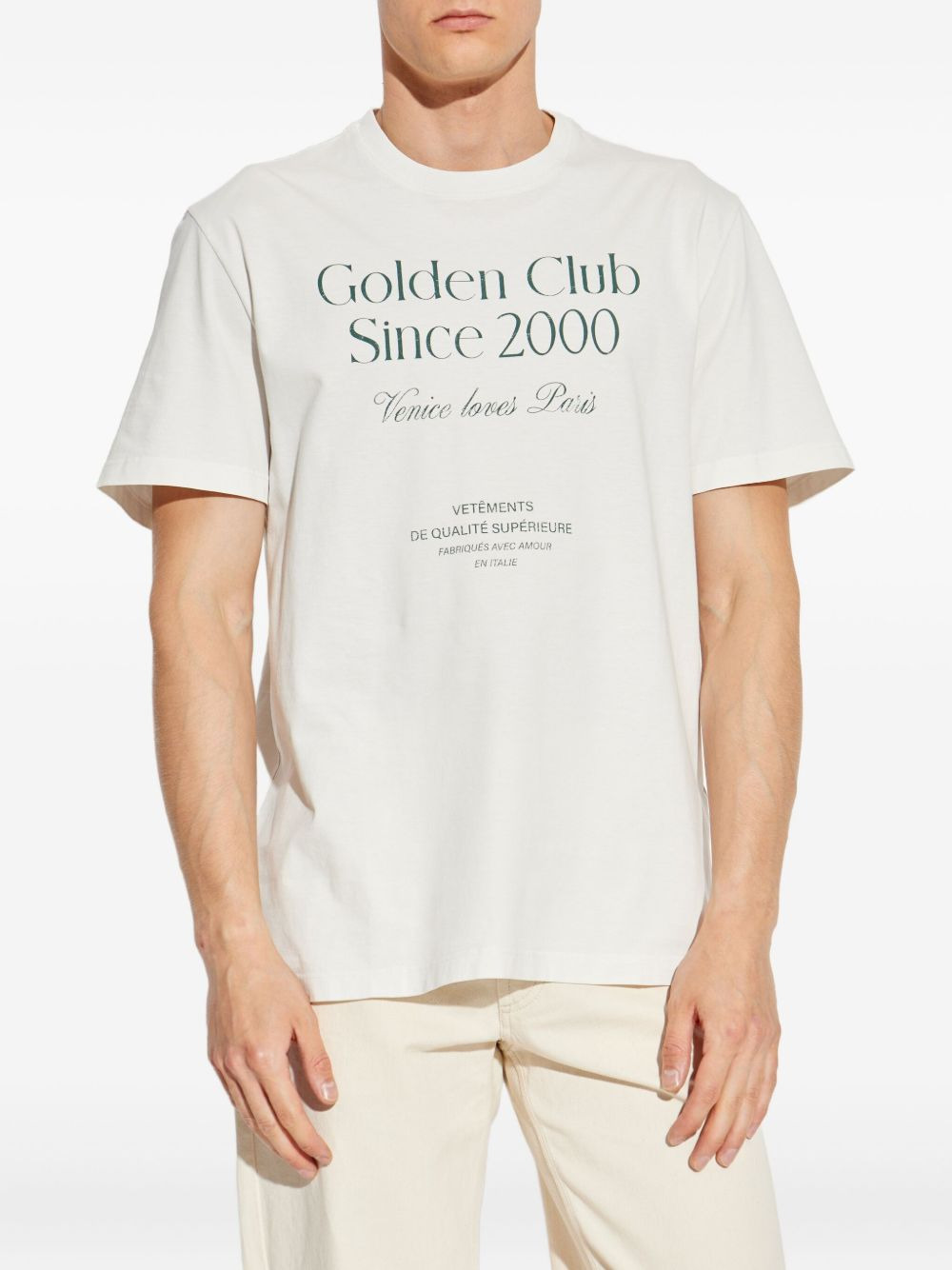 Golden Goose T-shirts and Polos White - 4