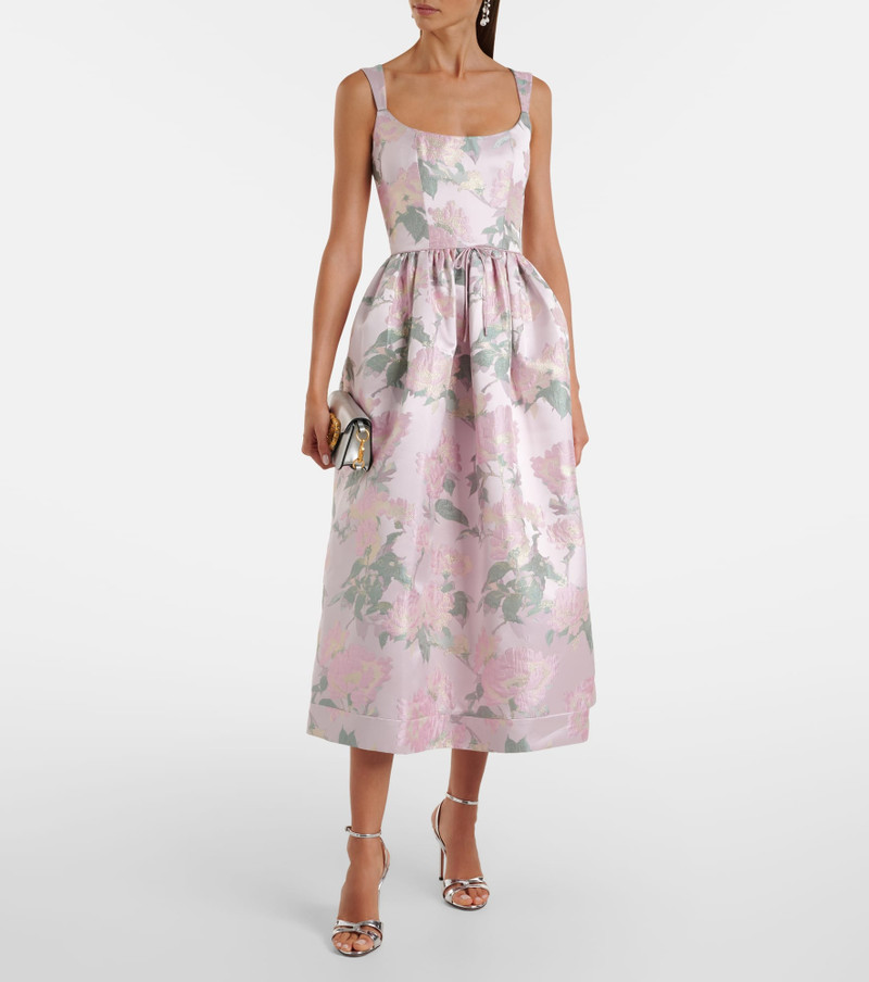 markarian Apple floral brocade corset dress outlook