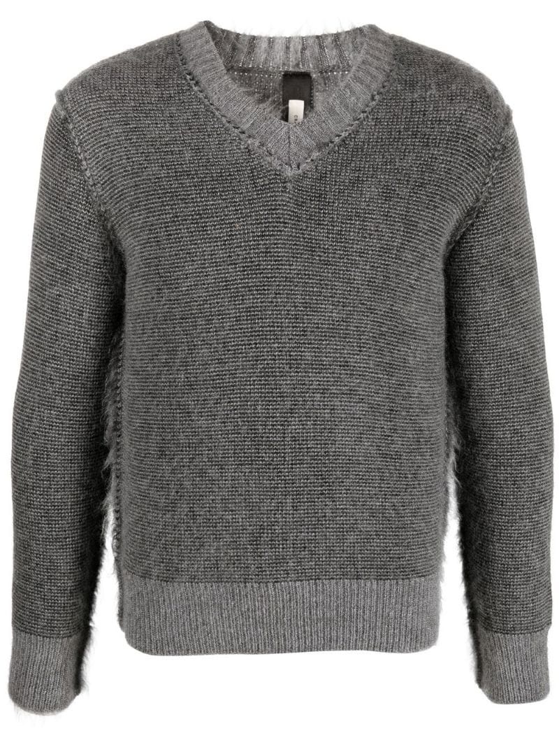 crew neck knitted jumper - 1