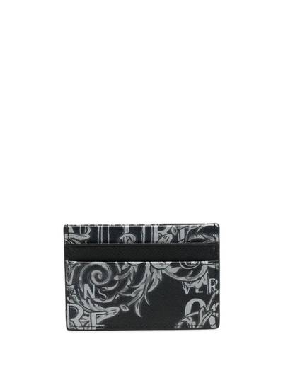 VERSACE JEANS COUTURE Barocco-print cardholder outlook