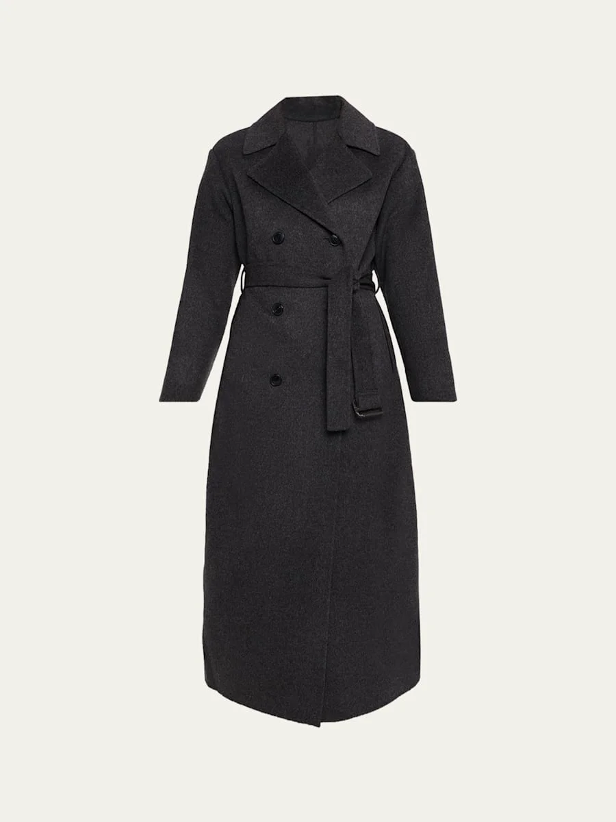 Cashmere Trench Coat - 1