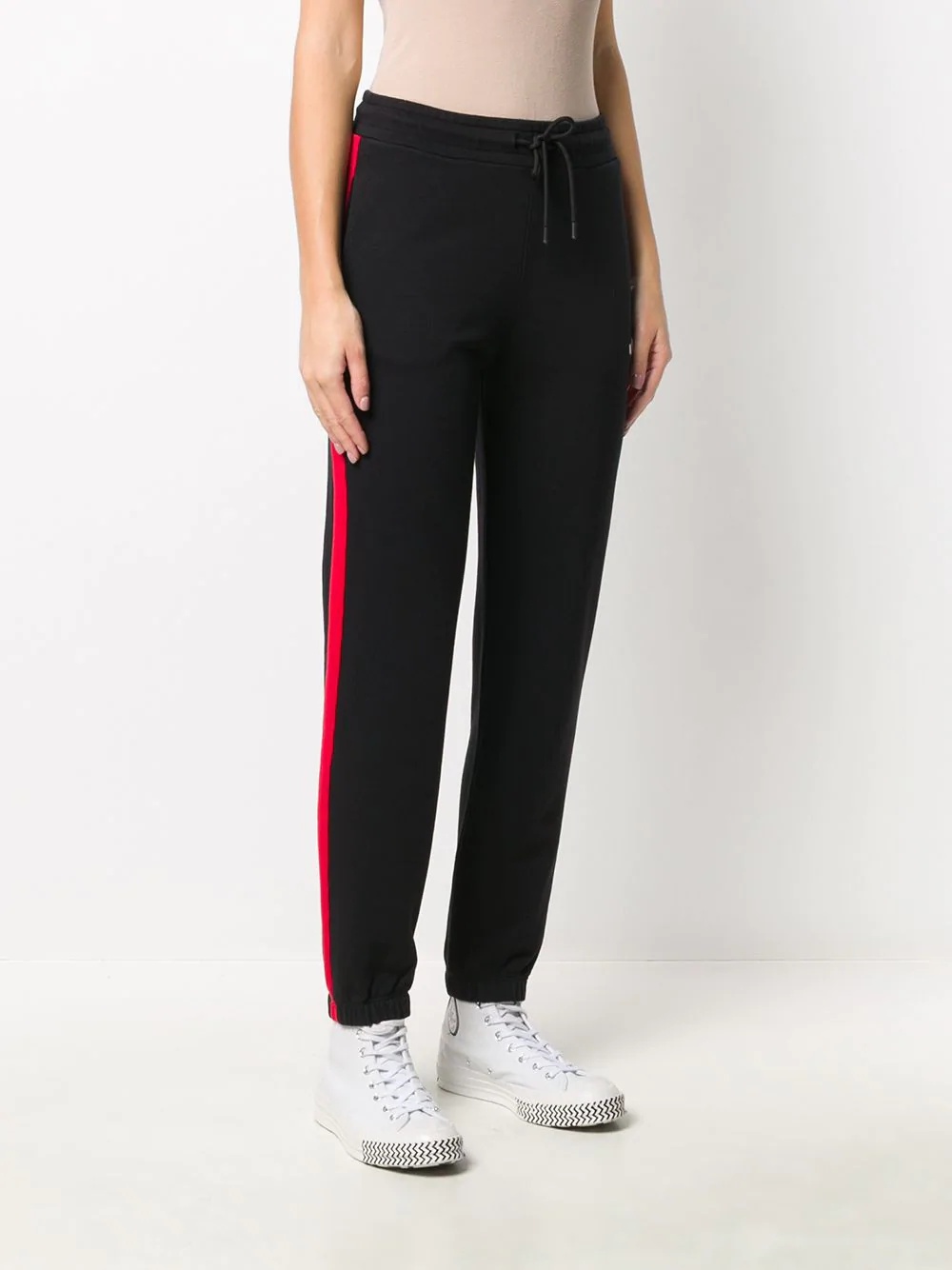 side-panel tapered track pants - 3