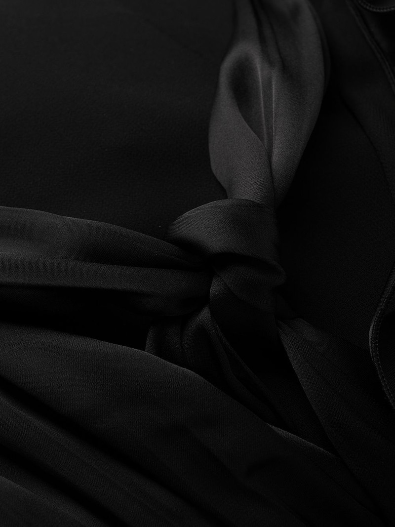 creased ruffled cocktail dress 7