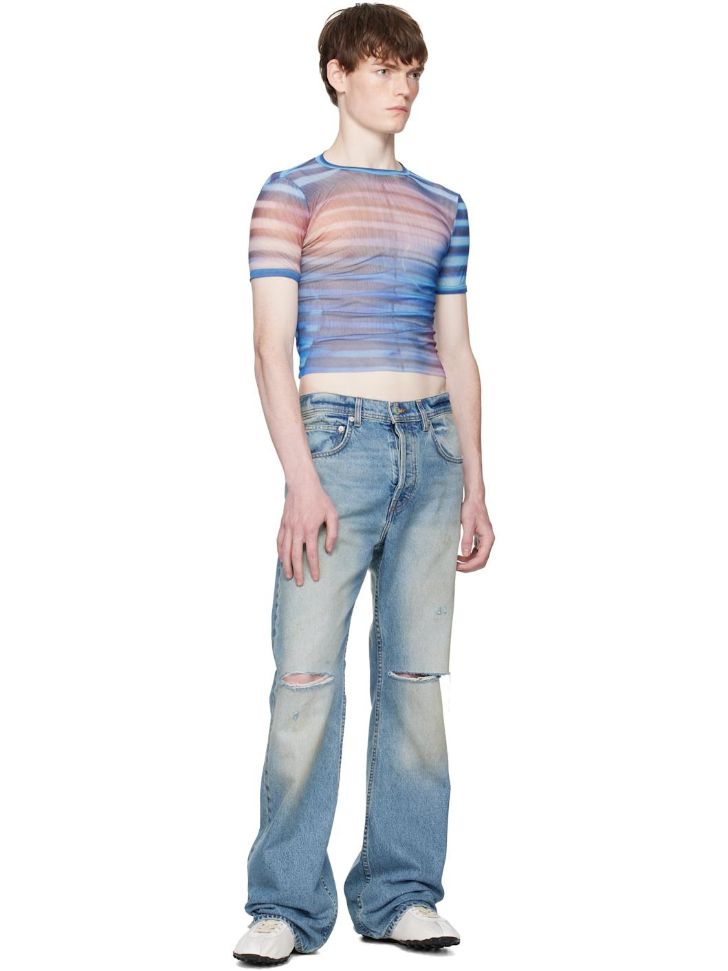 Blue 'The Air' Baby T-shirt - 4