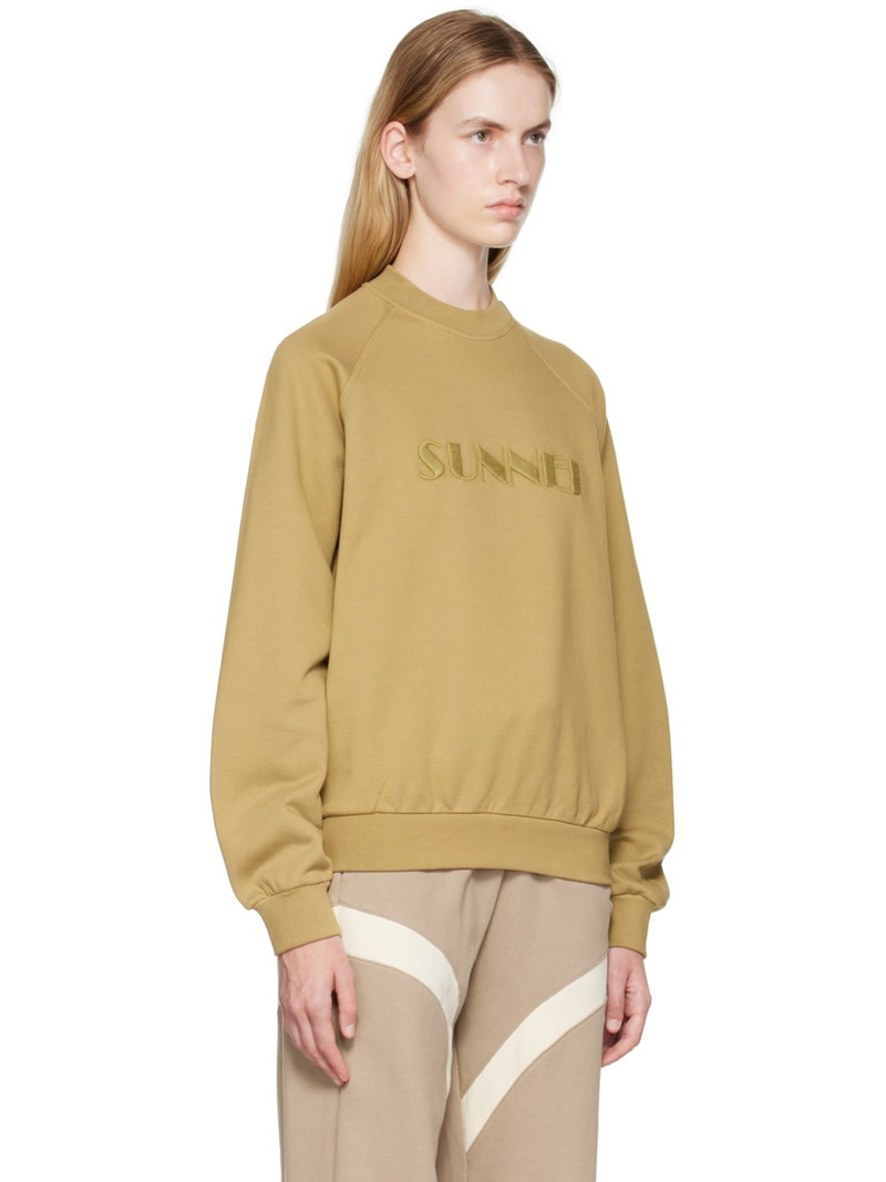 logo-embroidered 승무원 목 스웨터 2
