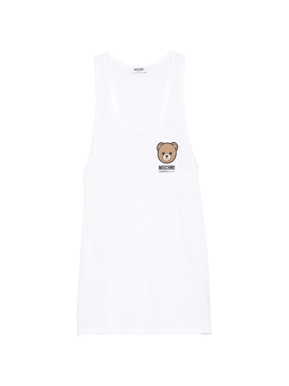 bear print vest - 1