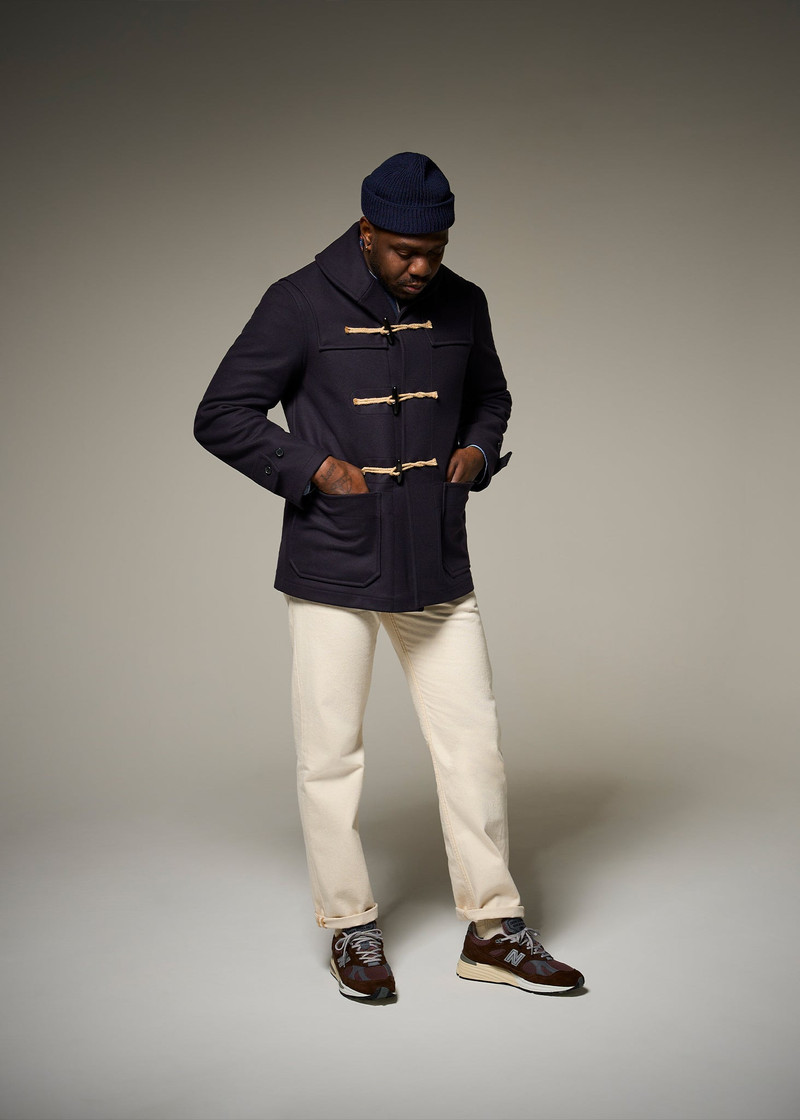 Men's Cocteau Duffle Jacket Navy 4