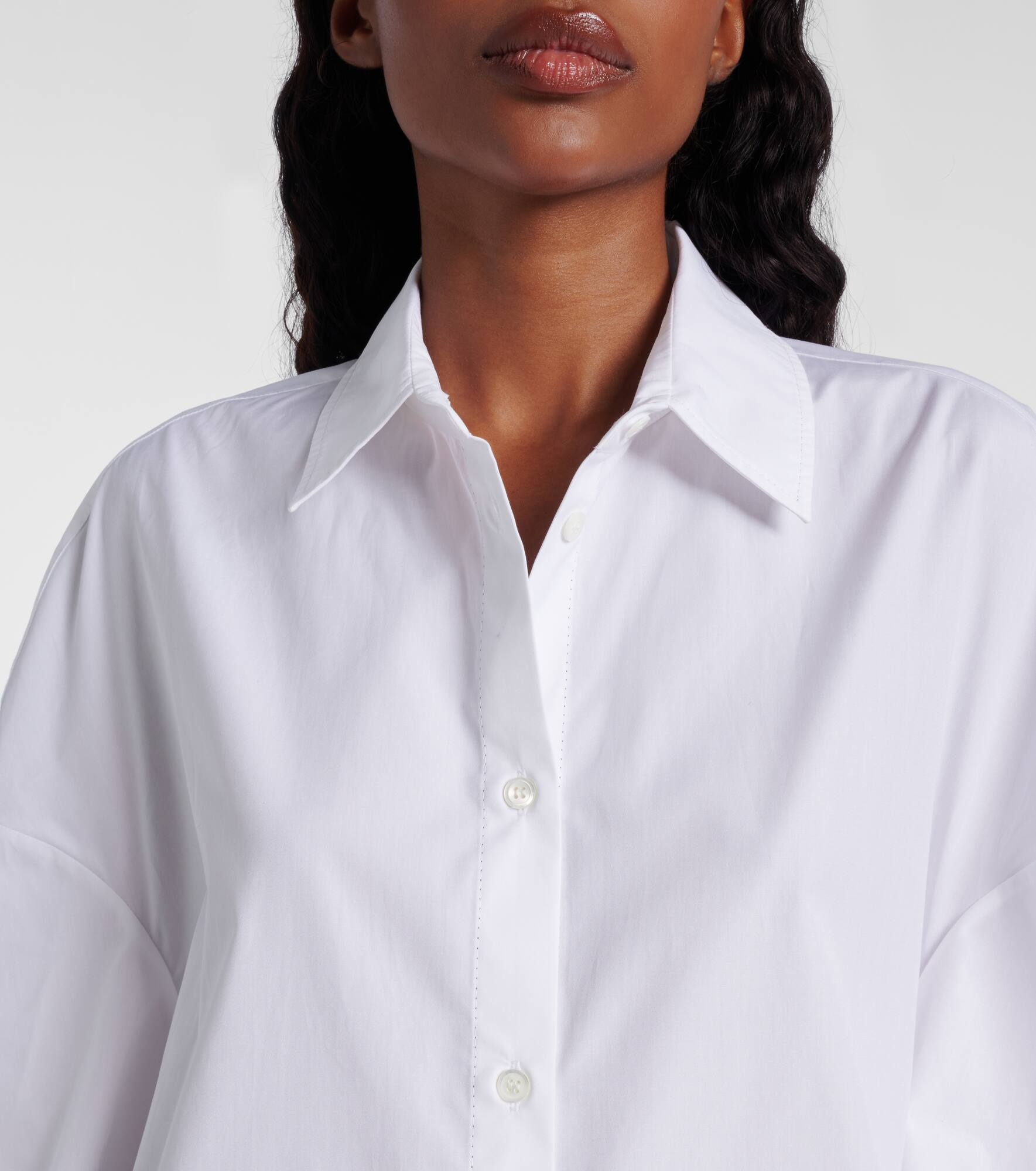 Cotton shirt dress - 4