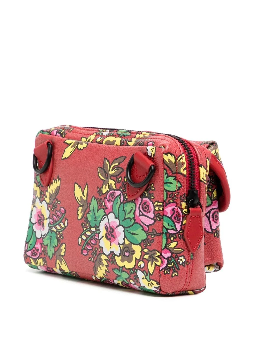 floral satchel bag - 3