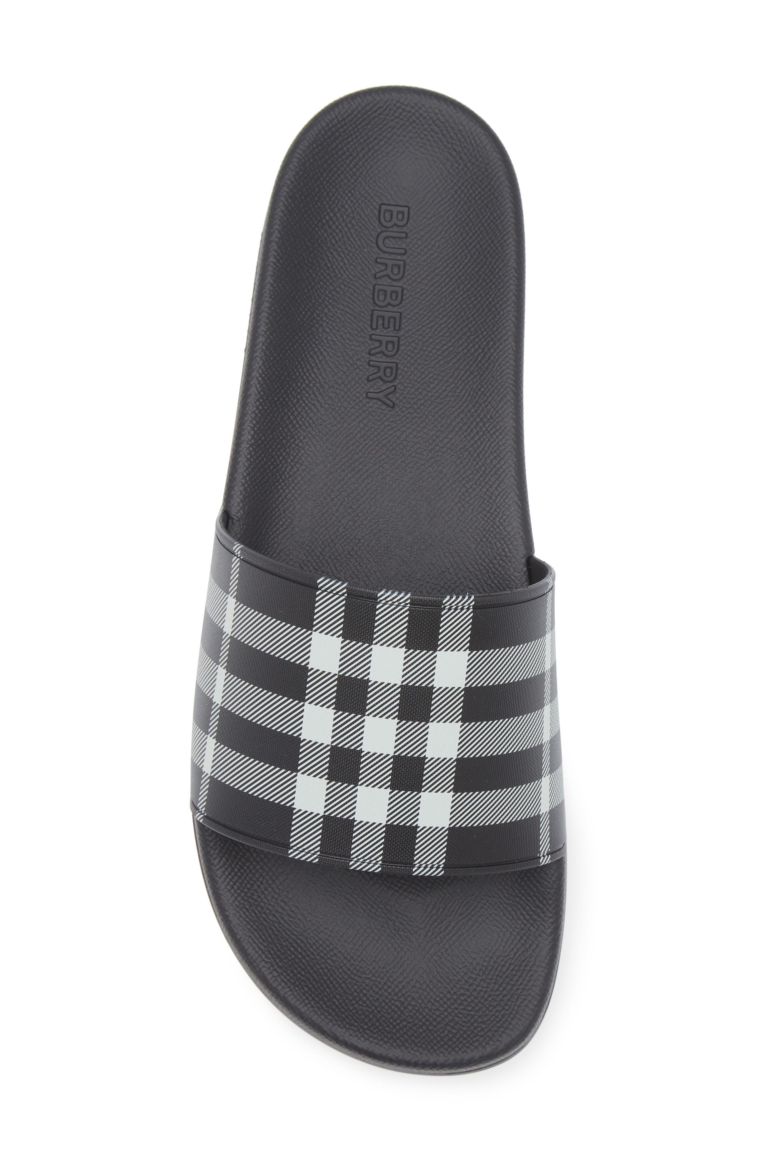 burberry Furley Check Slide Sandal in Calico Check at Nordstrom - 5