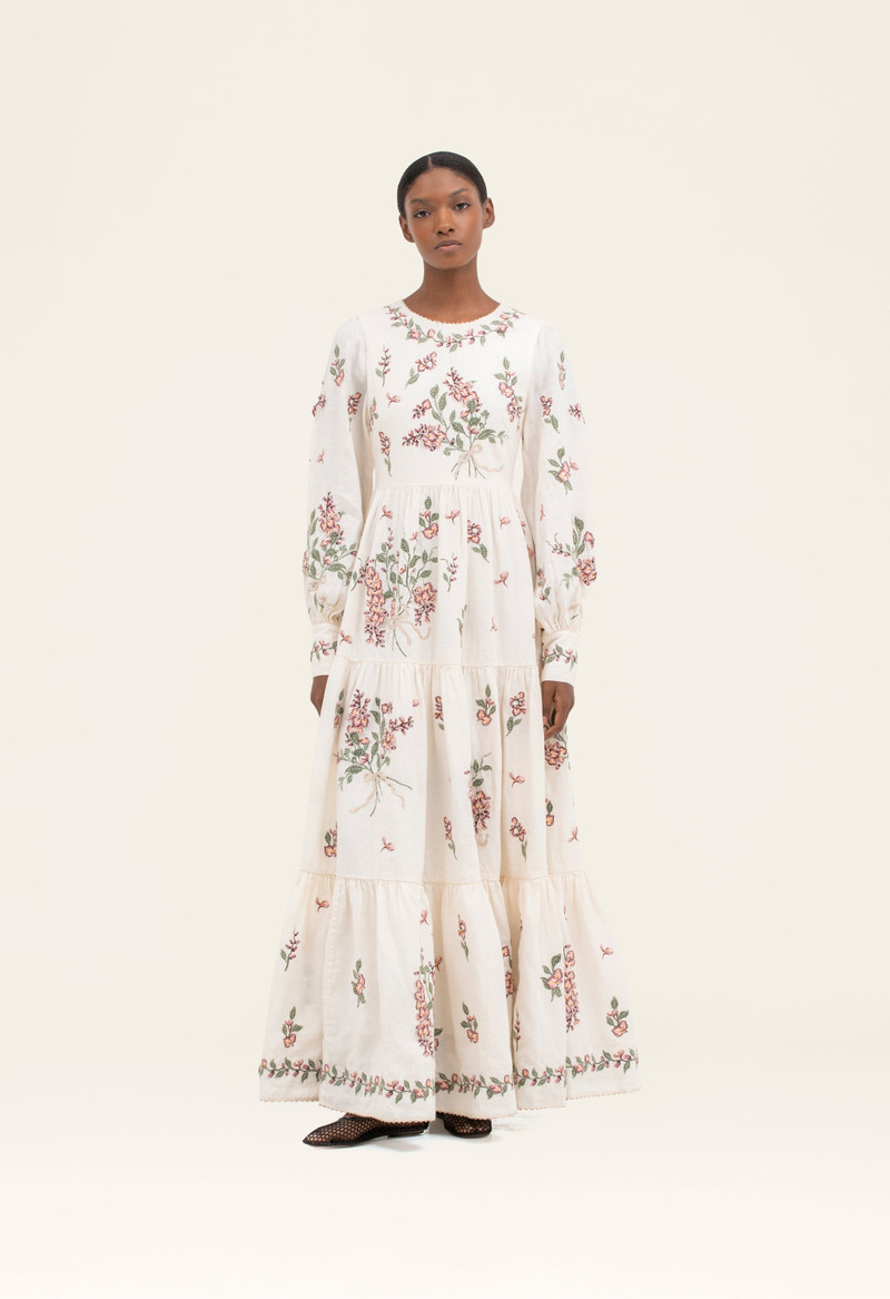 Agua by Agua Bendita Nuez Wisteria Maxi Dress outlook