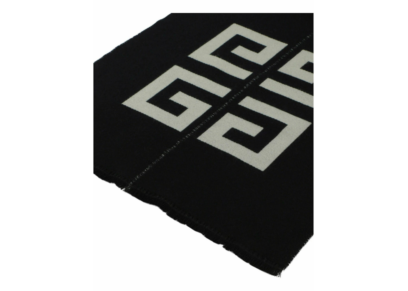 Givenchy Split Logo Scarf Navy - 6