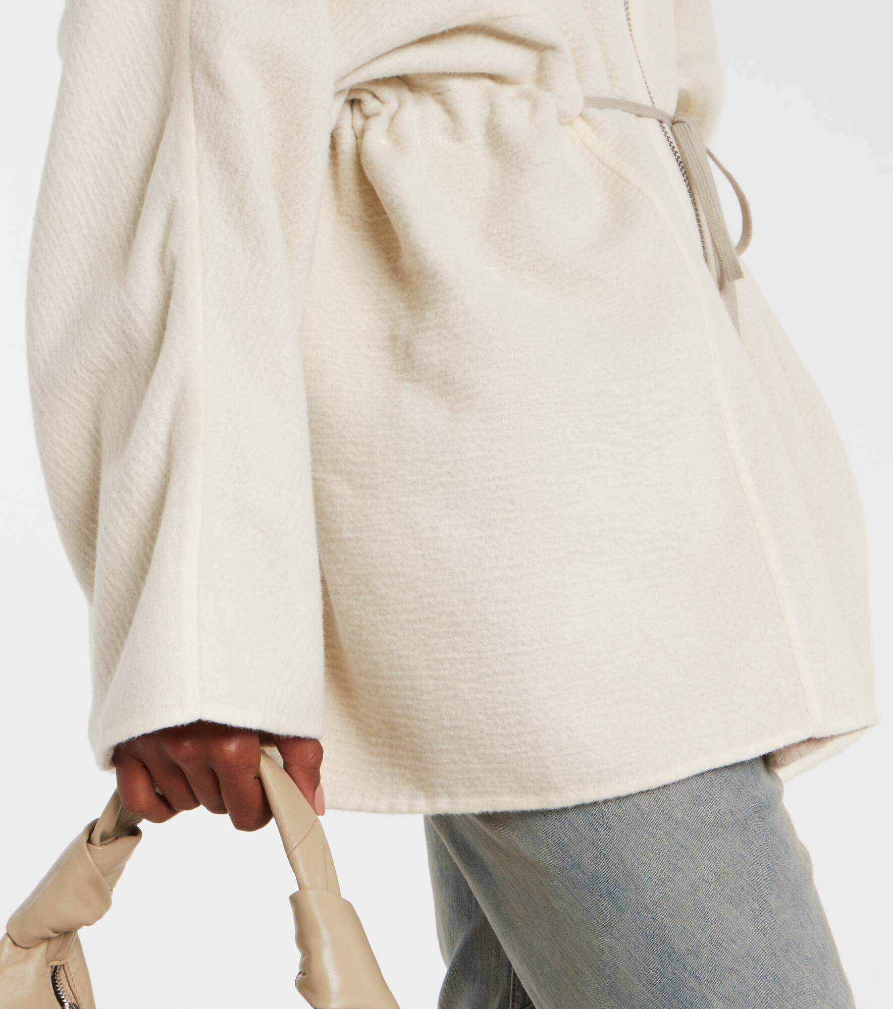 Camel and wool jacket - 5