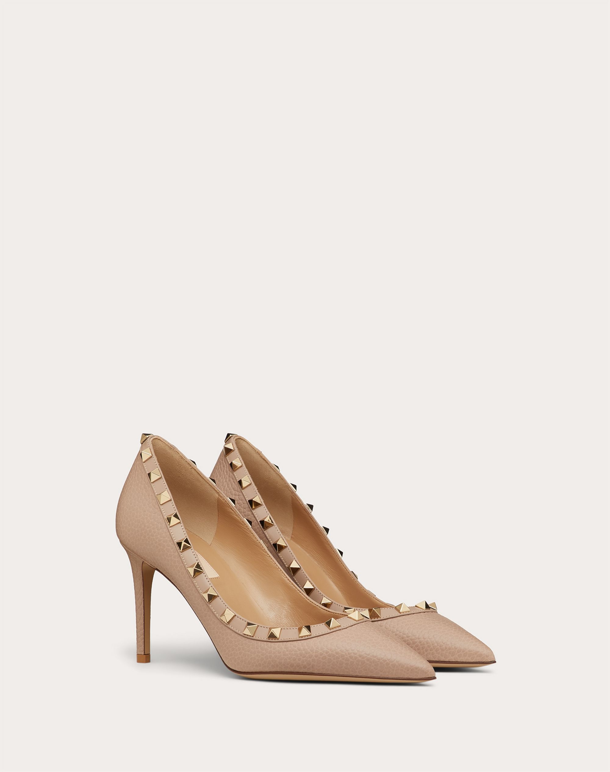 Rockstud Grainy Leather Pump 85 mm - 2