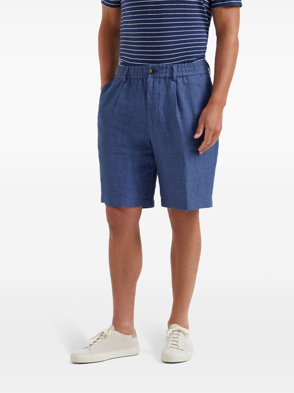 linen Bermuda shorts - 3