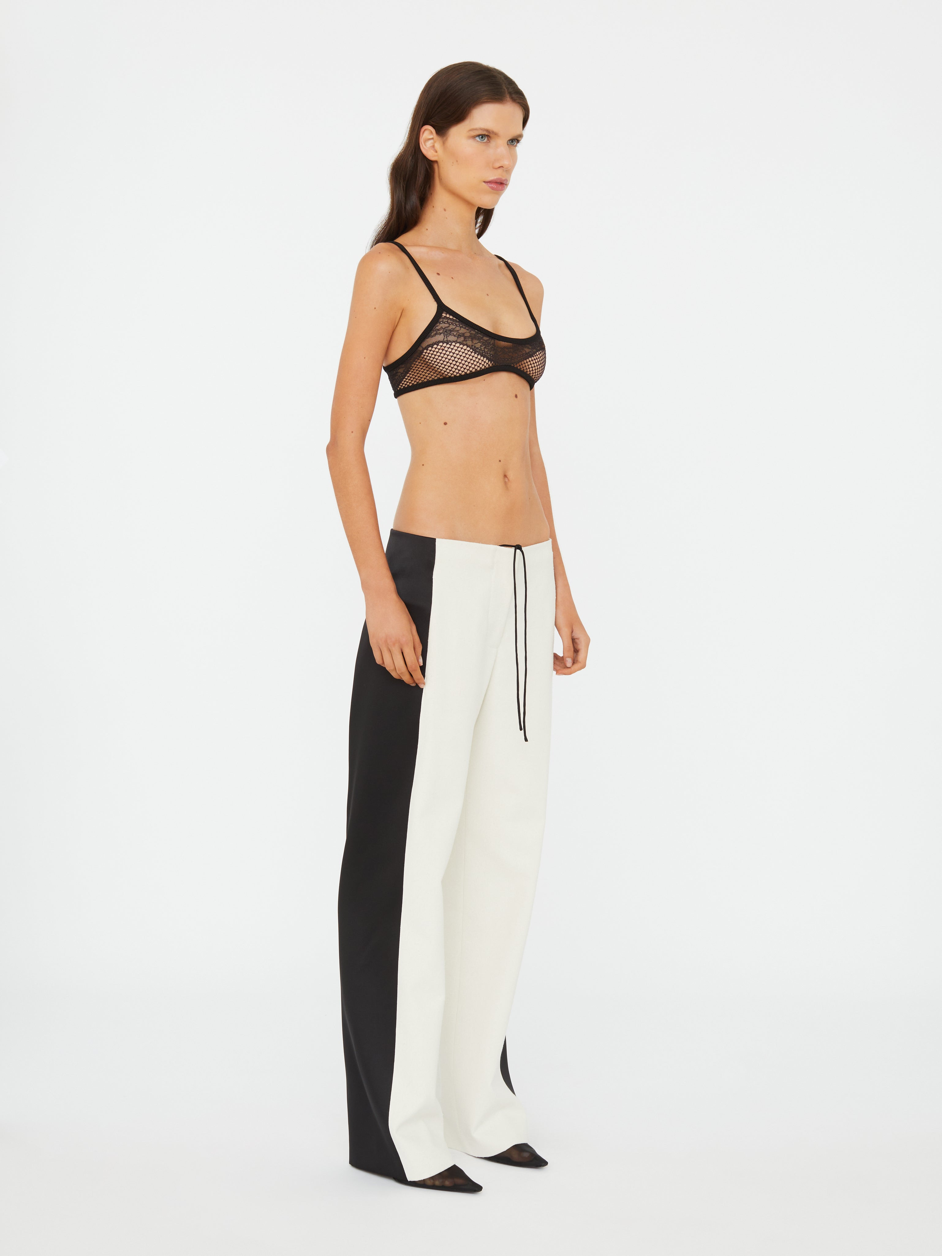 Tuxedo Contrast Silk Trouser - 6