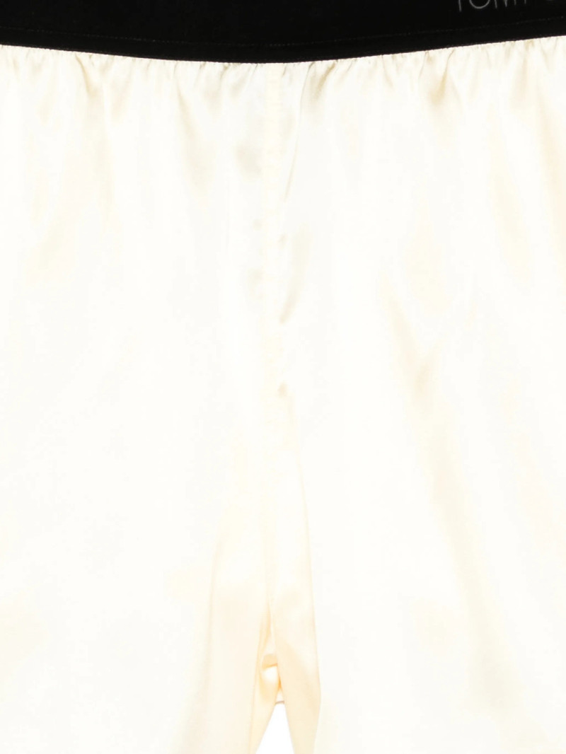 TOM FORD Tom Ford Elasticated-waistband Pajama Shorts outlook